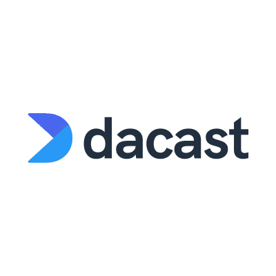 Dacast color logo