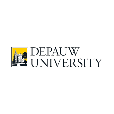 DePauw University color logo