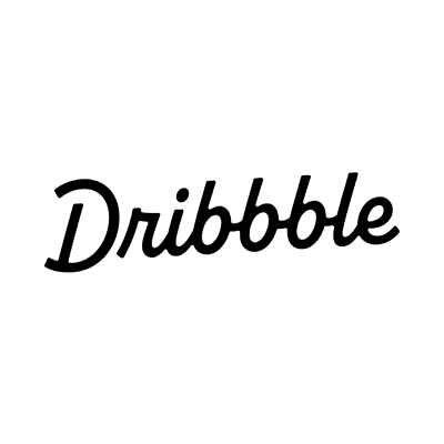 Dribbble color logo