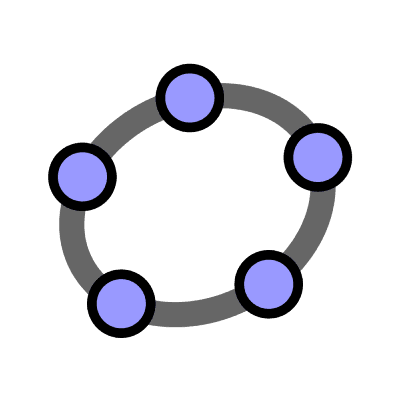 GeoGebra color logo