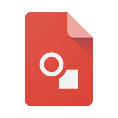 Google Drawings color logo