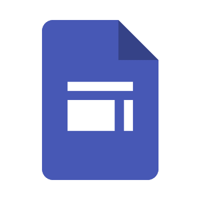 Google Sites color logo
