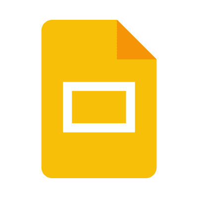 Google Slides color logo