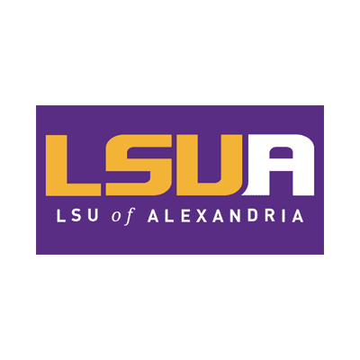 Louisiana State University at Alexandria (LSUA) color logo