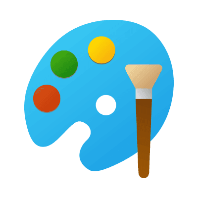 Microsoft Paint color logo