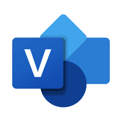 Microsoft Visio color logo