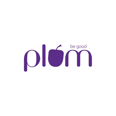 Plum color logo