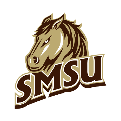 SMSU Mustangs color logo