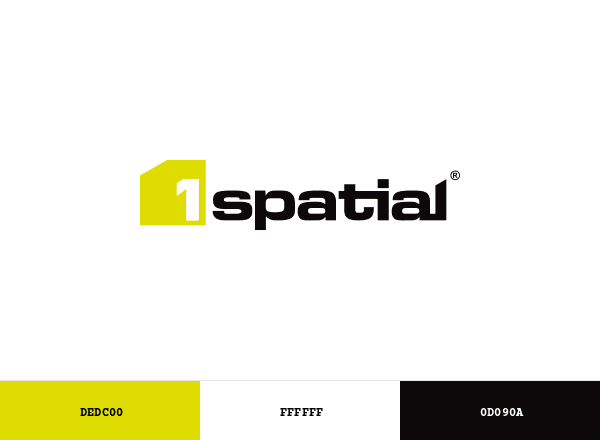 1Spatial brand color palette