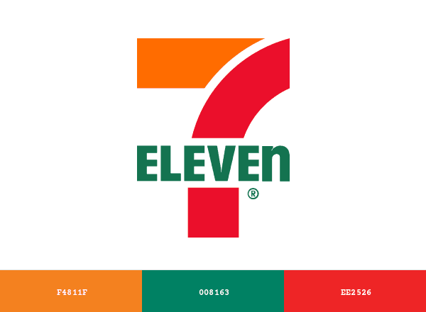 7-Eleven brand color palette