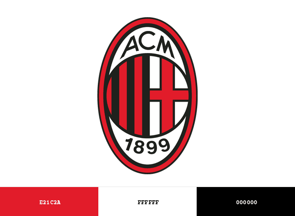 A.C. Milan brand color palette