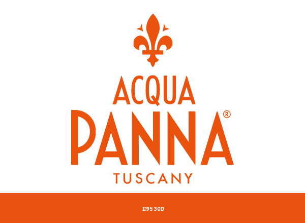 Acqua Panna brand color palette