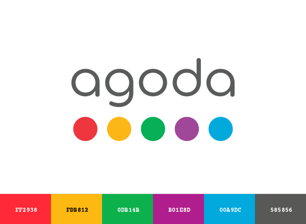 Agoda brand color palette