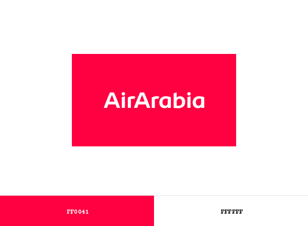 Air Arabia brand color palette