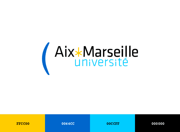 Aix Marseille Université brand color palette
