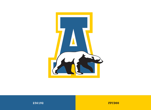 Alaska Nanooks brand color palette