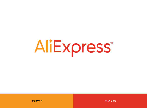 AliExpress brand color palette