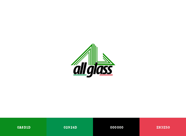 All Glass brand color palette
