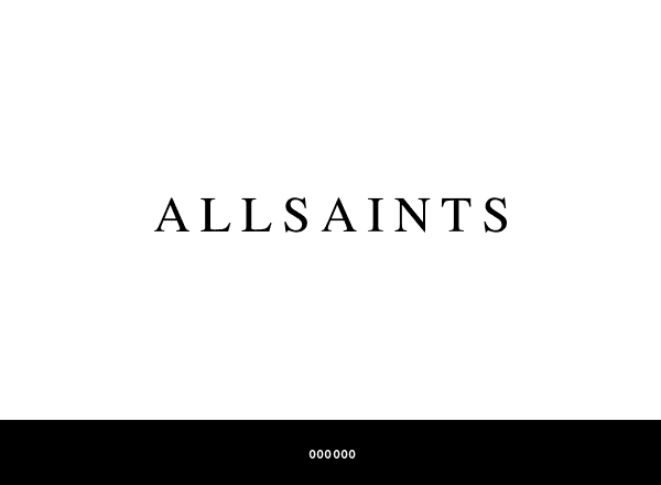 AllSaints brand color palette