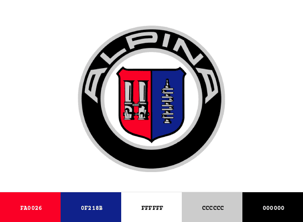 Alpina brand color palette
