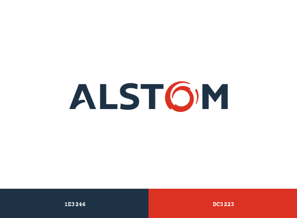 Alstom brand color palette