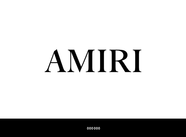 AMIRI brand color palette