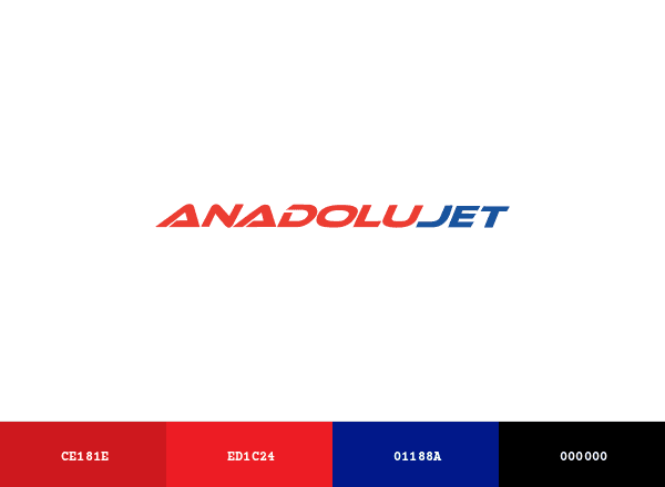 AnadoluJet brand color palette