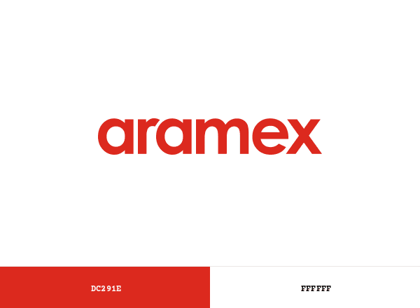 Aramex brand color palette