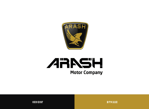 Arash Motor Company brand color palette