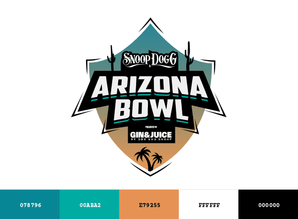 Arizona Bowl brand color palette