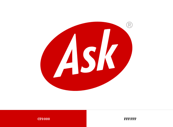 Ask.com brand color palette