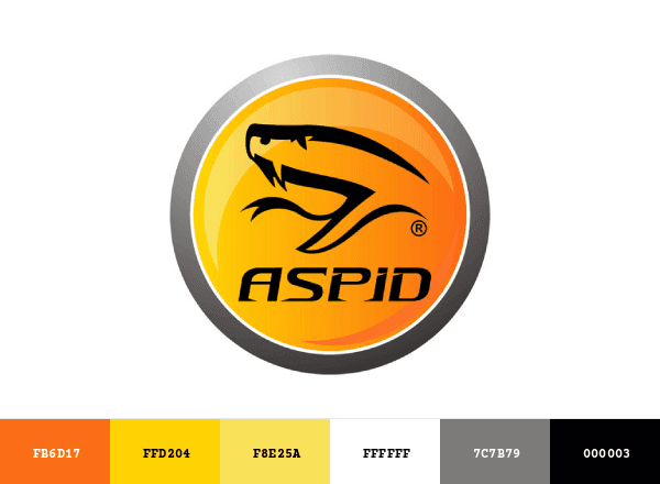 Aspid brand color palette