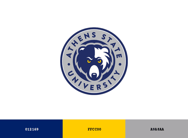 Athens State Bears brand color palette