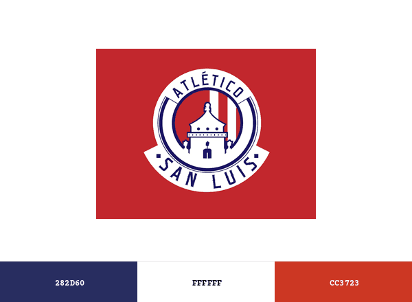 Atlético San Luis brand color palette