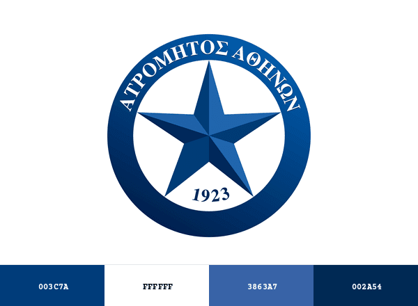 Atromitos brand color palette