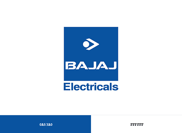 Bajaj Electricals brand color palette