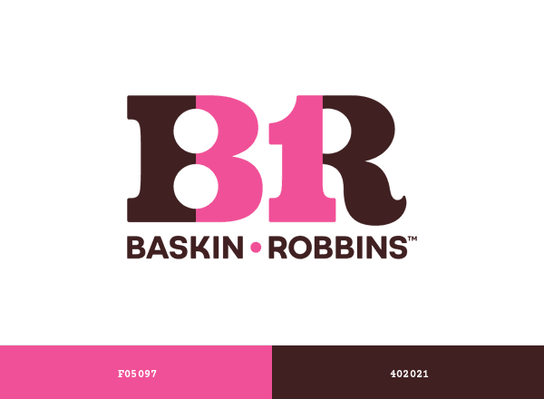 Baskin Robbins brand color palette
