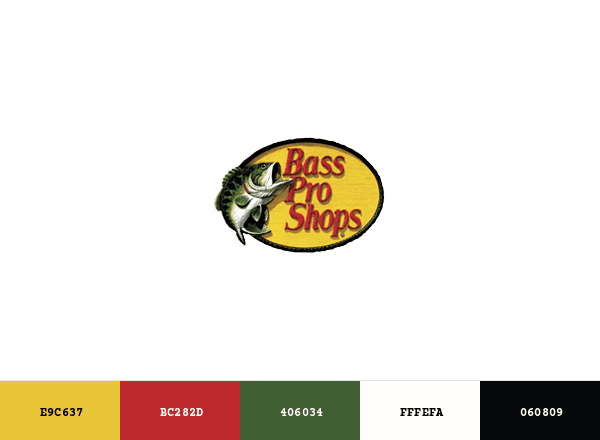 Bass Pro Shops brand color palette