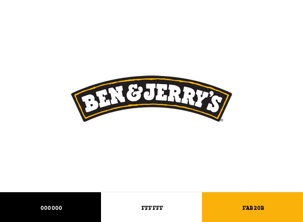 Ben & Jerry’s brand color palette