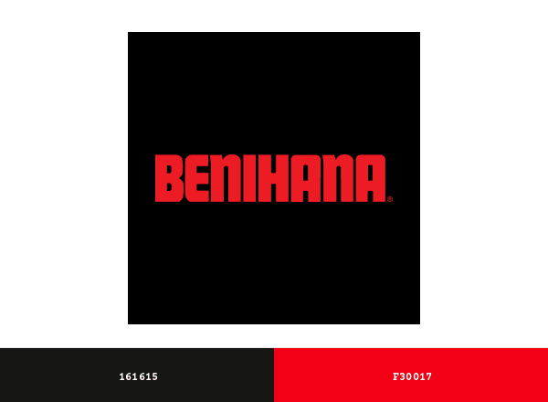 Benihana brand color palette