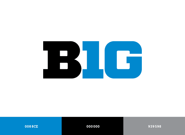 Big Ten Conference brand color palette