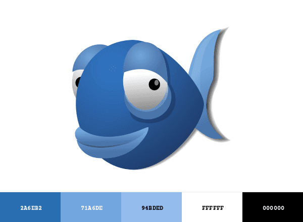 Bluefish brand color palette