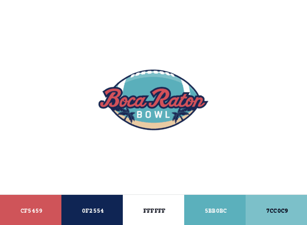 Boca Raton Bowl brand color palette