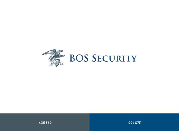BOS Security brand color palette