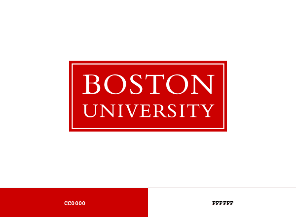 Boston University brand color palette