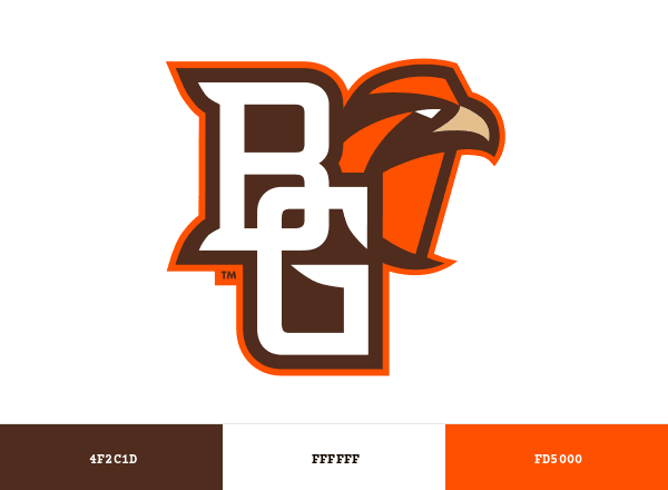 Bowling Green Falcons brand color palette