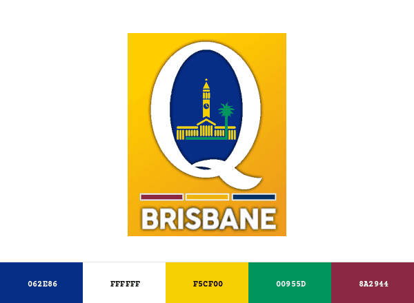 Brisbane City brand color palette