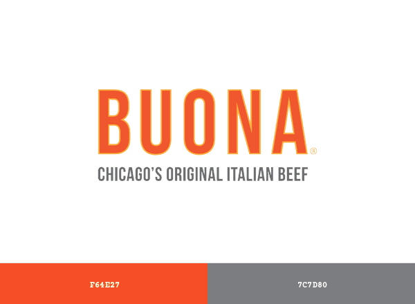 Buona brand color palette