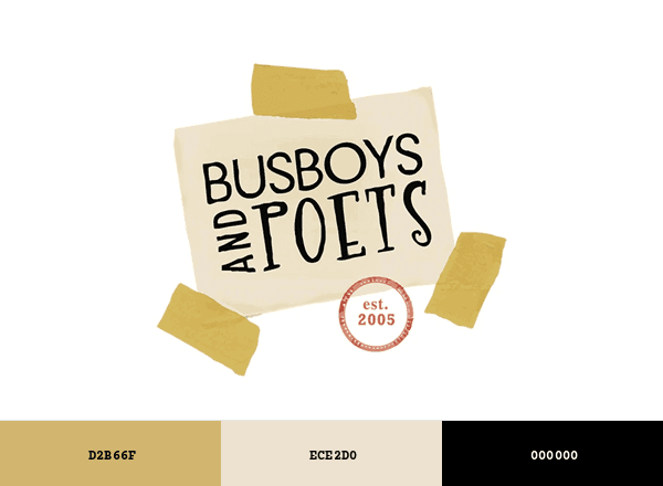 Busboys and Poets brand color palette