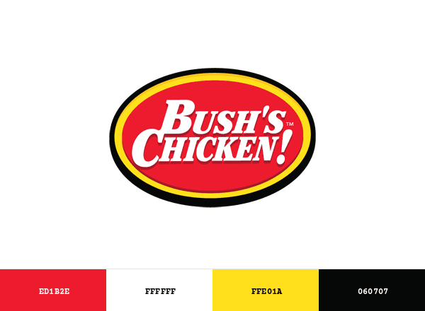 Bush’s Chicken brand color palette